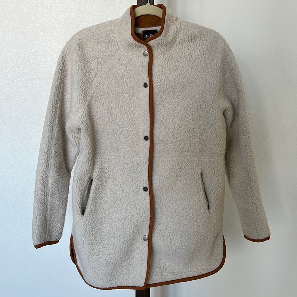 Small, Reversible Faux Suede/Sherpa Coat